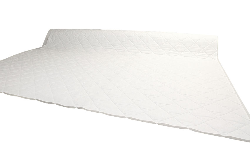 Tikattu valkoinen patjakangas leveys 220cm (DX10)
